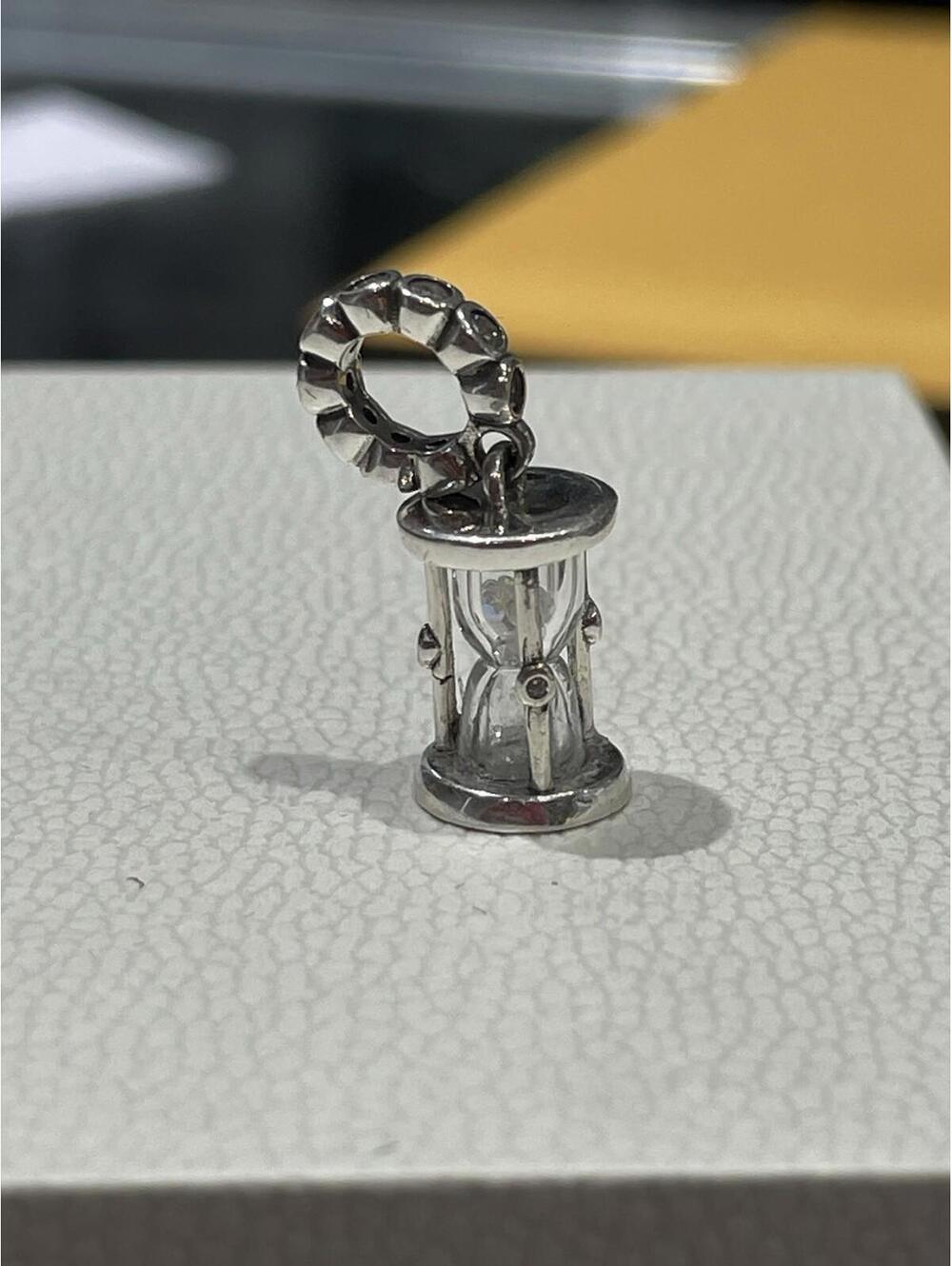 New Pandora Hourglass "Time is Precious" Dangle Charm